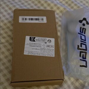 Spigen Protective Case blue color plus 4 protector screen anti spy